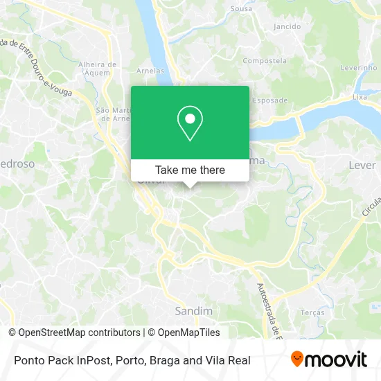 Ponto Pack InPost map