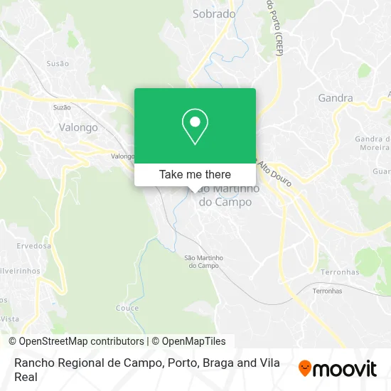 Rancho Regional de Campo map
