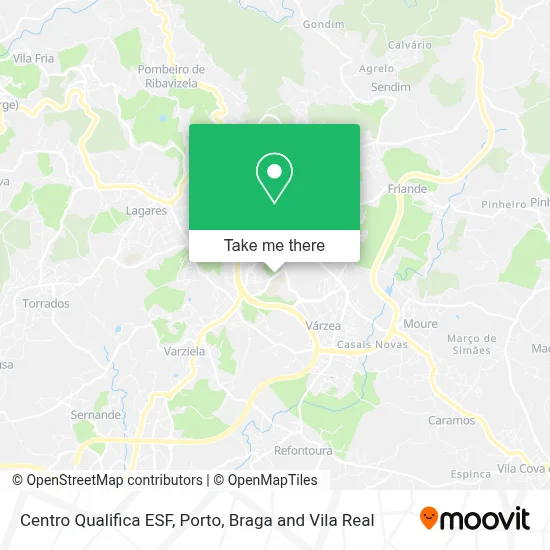 Centro Qualifica ESF map