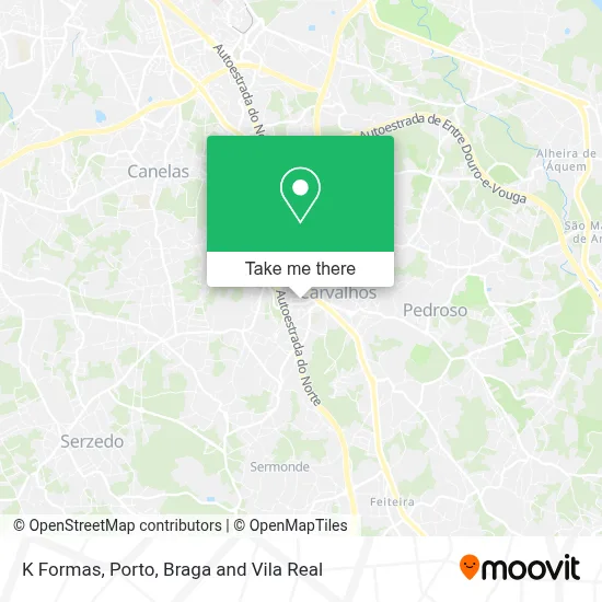 K Formas map