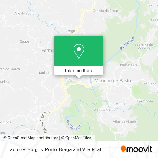 Tractores Borges map