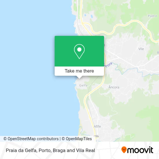 Praia da Gelfa map