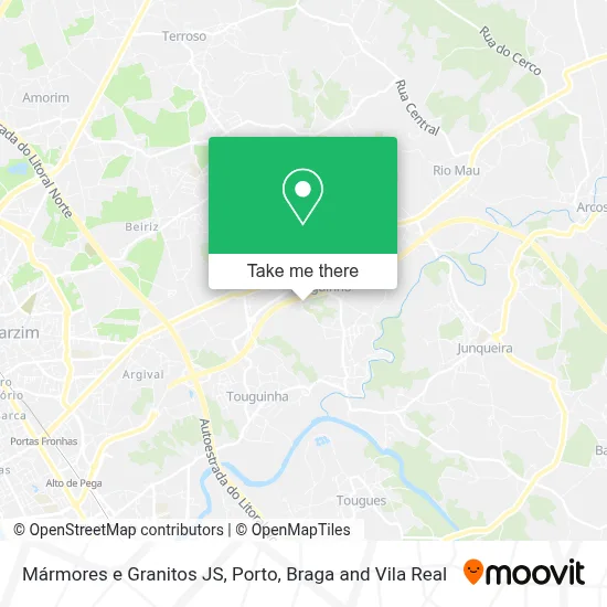 Mármores e Granitos JS map