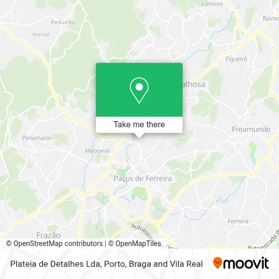 Plateia de Detalhes Lda map