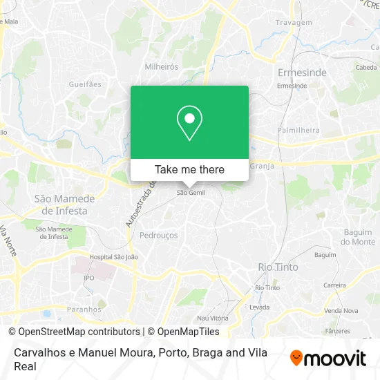Carvalhos e Manuel Moura map