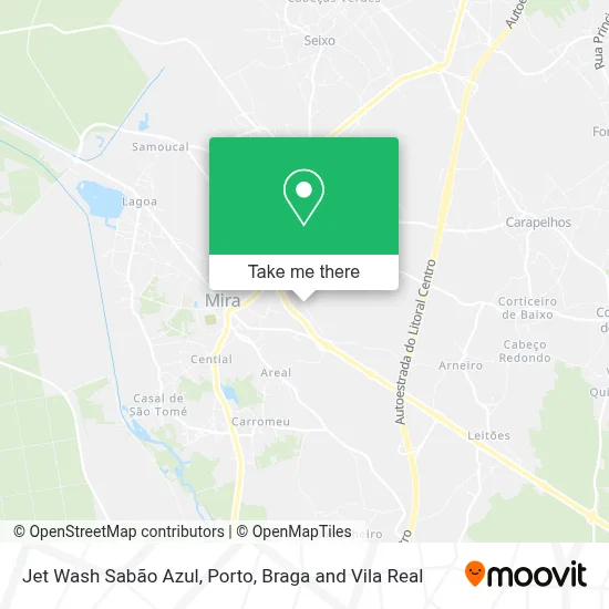 Jet Wash Sabão Azul map