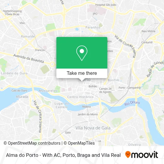 Alma do Porto - With AC map