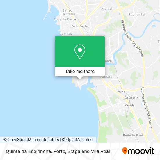 Quinta da Espinheira map