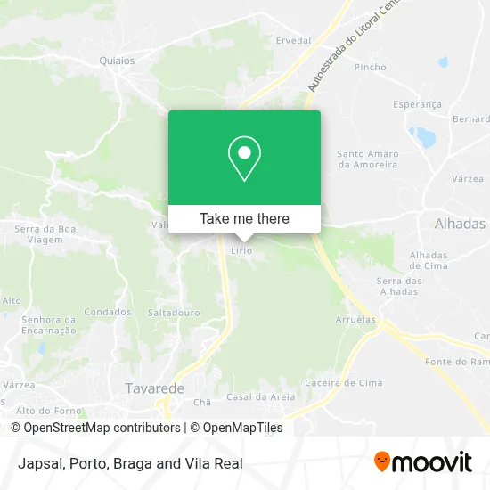 Japsal map