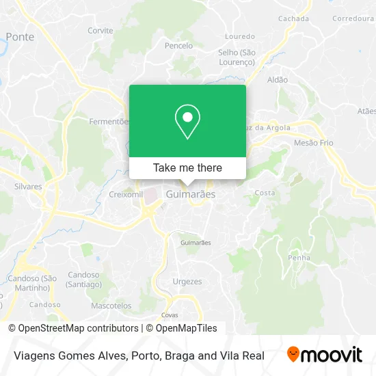 Viagens Gomes Alves map