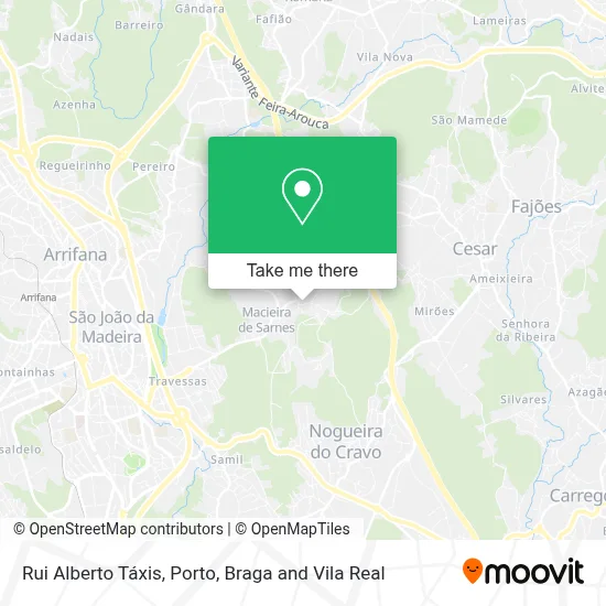Rui Alberto Táxis mapa