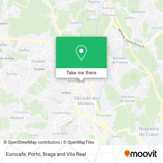 Eurocafe map