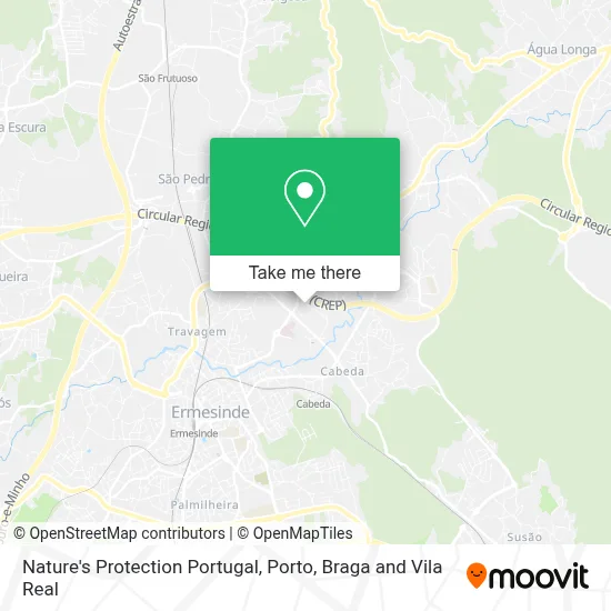 Nature's Protection Portugal map