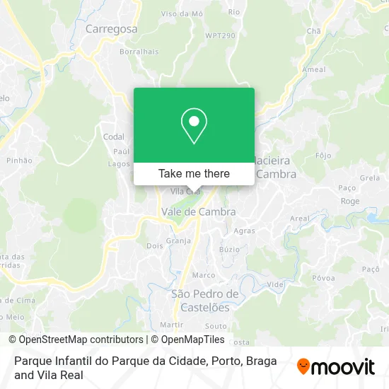 Parque Infantil do Parque da Cidade map