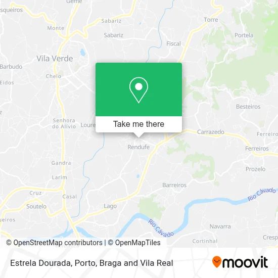 Estrela Dourada map