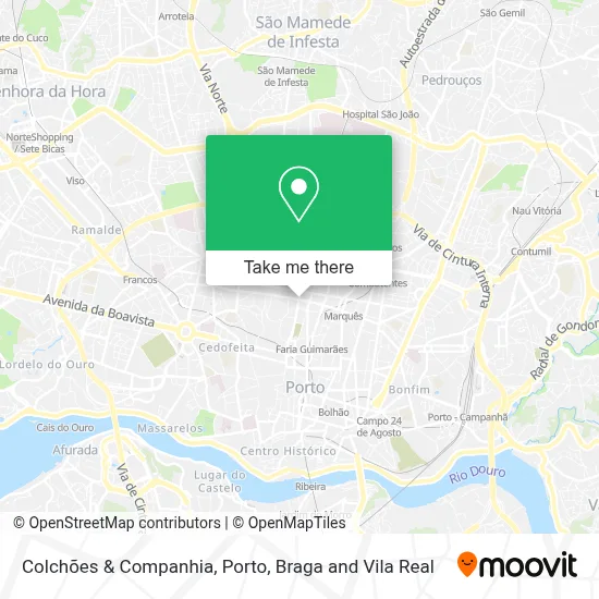 Colchões & Companhia map