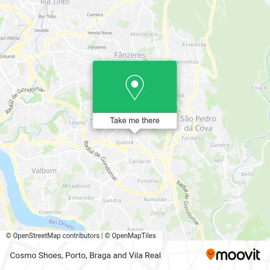 Cosmo Shoes map