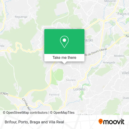 Brifour map