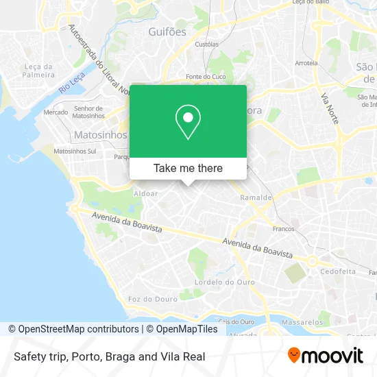 Safety trip map