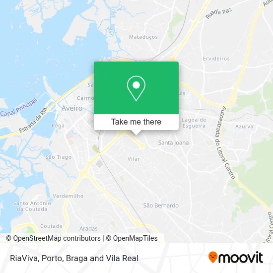 RiaViva mapa