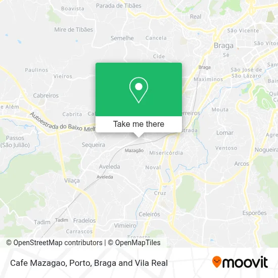 Cafe Mazagao map