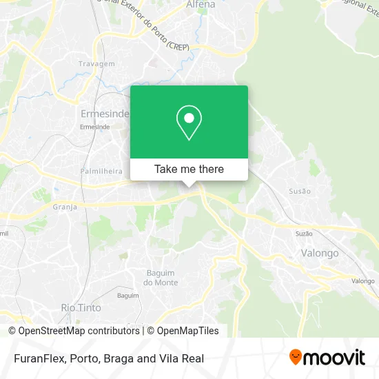 FuranFlex map