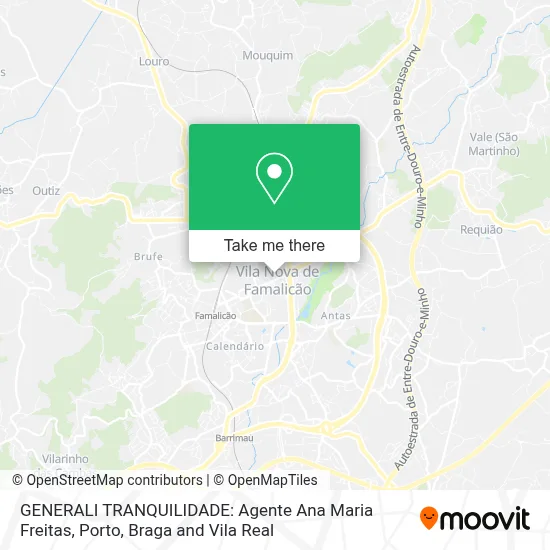 GENERALI TRANQUILIDADE: Agente Ana Maria Freitas map
