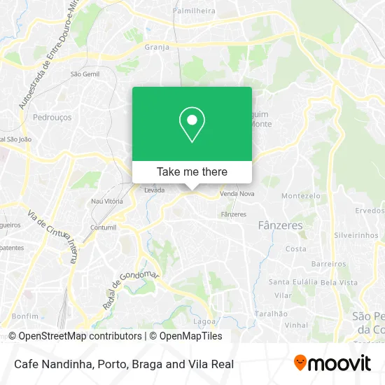 Cafe Nandinha map