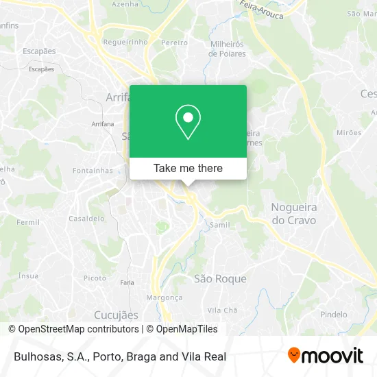 Bulhosas, S.A. map