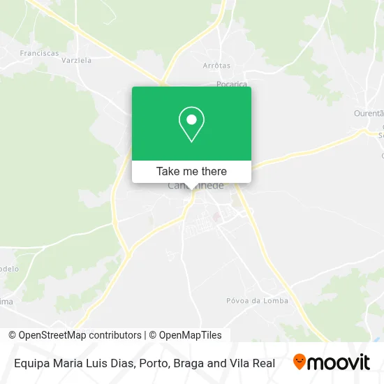 Equipa Maria Luis Dias map