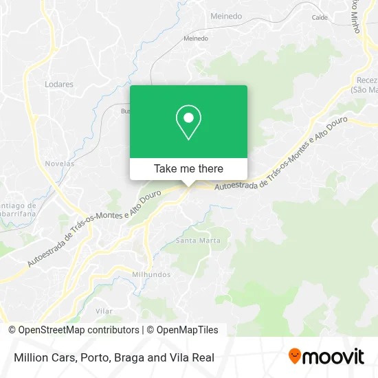 Million Cars map