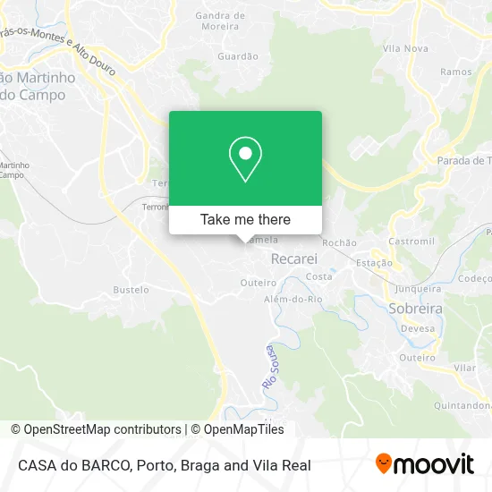 CASA do BARCO map
