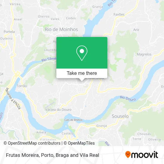 Frutas Moreira map