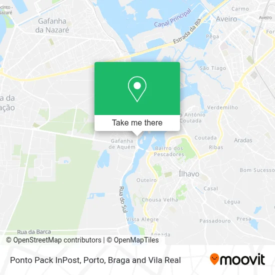 Ponto Pack InPost map