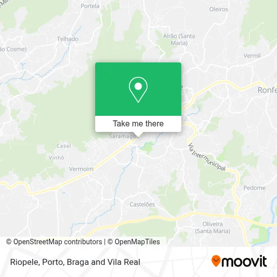 Riopele mapa