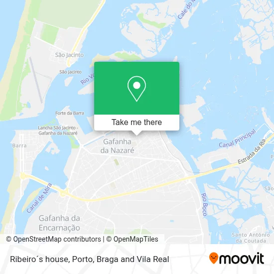 Ribeiro´s house map
