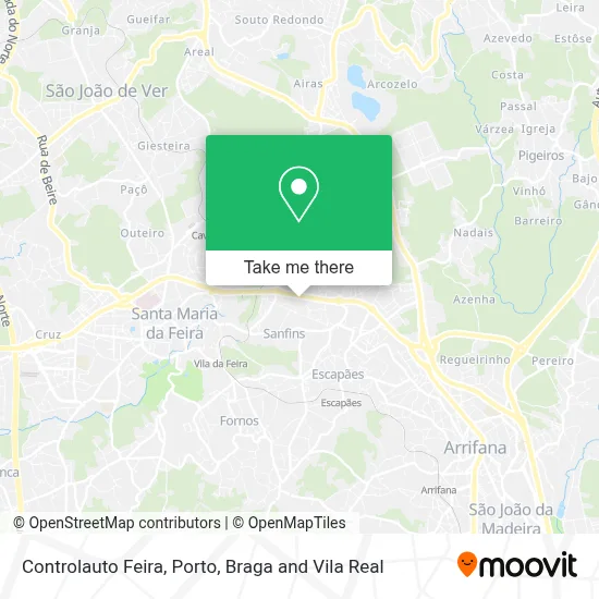 Controlauto Feira map