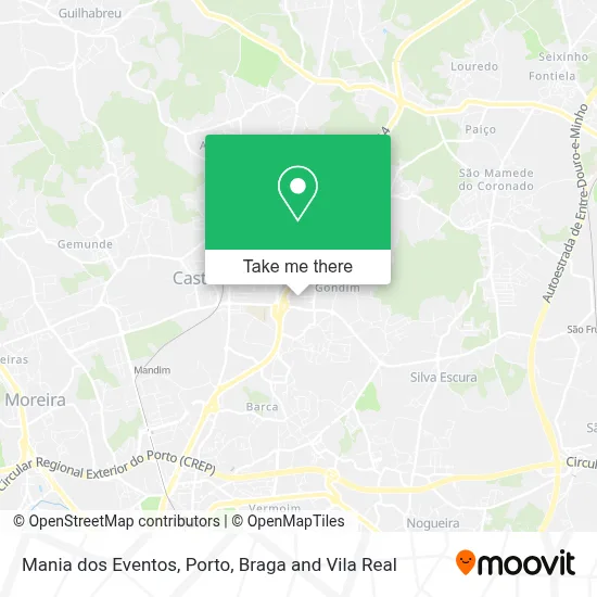 Mania dos Eventos map