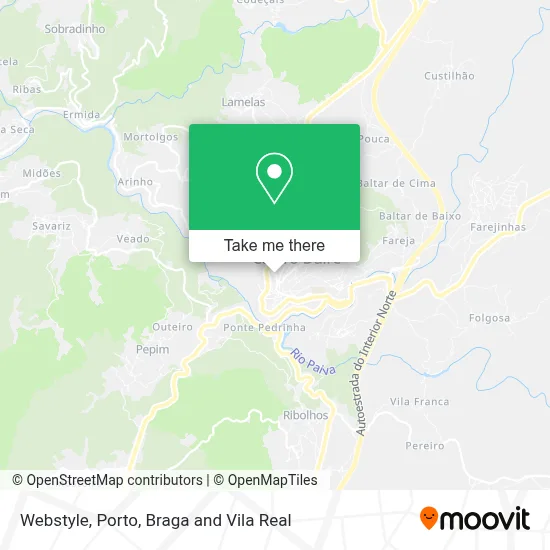 Webstyle map
