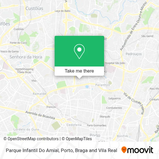 Parque Infantil Do Amial map