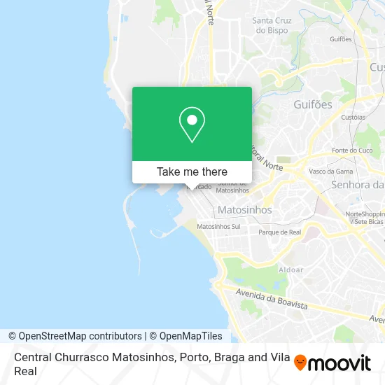 Central Churrasco Matosinhos map