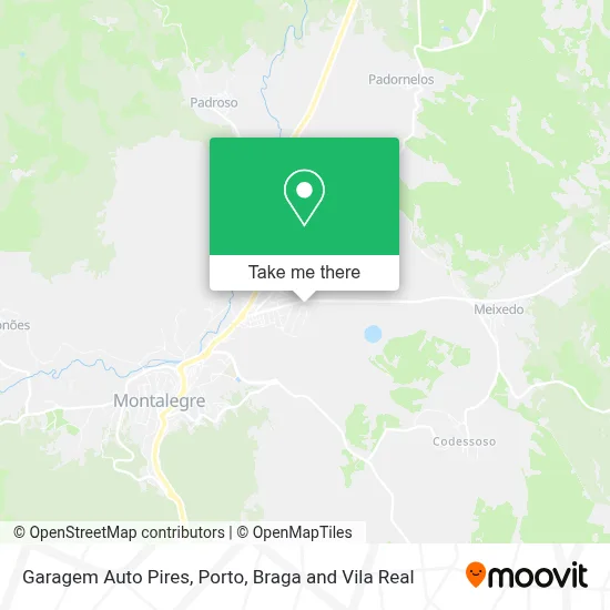 Garagem Auto Pires map