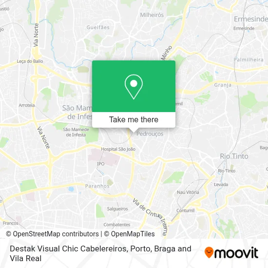Destak Visual Chic Cabelereiros map