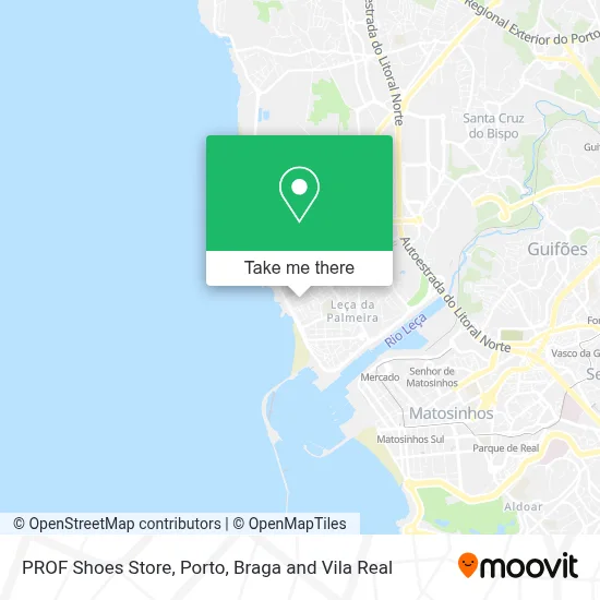 PROF Shoes Store map