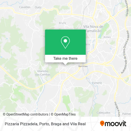 Pizzaria Pizzadela map