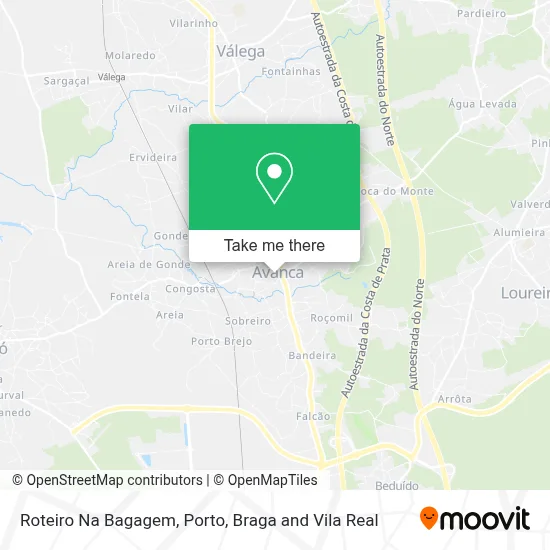 Roteiro Na Bagagem mapa