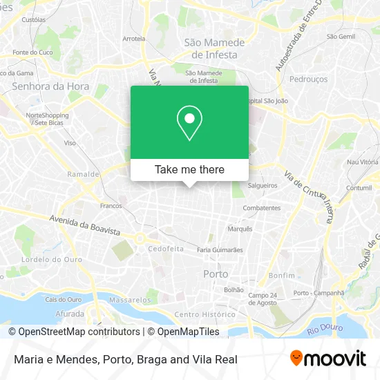 Maria e Mendes map