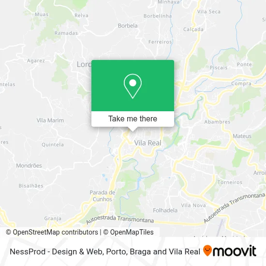 NessProd - Design & Web map