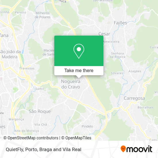 QuietFly map