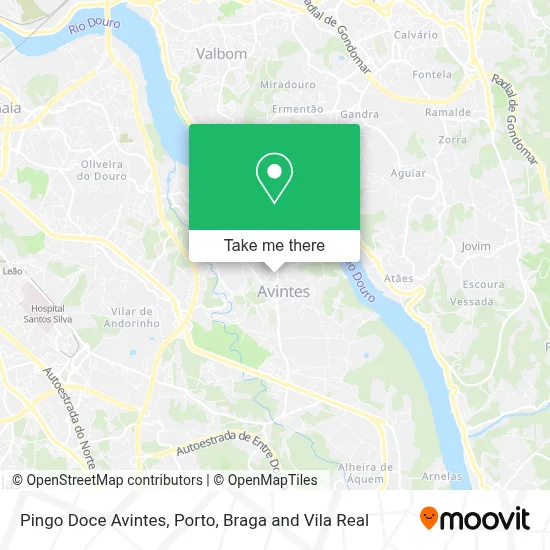 Pingo Doce Avintes map